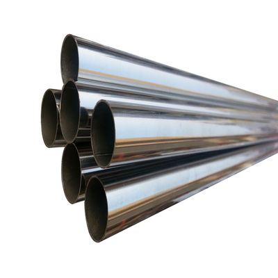 2 اینچ 304 لوله فولاد ضد زنگ لوله های Inox روشن پولیش طول 800-4500mm