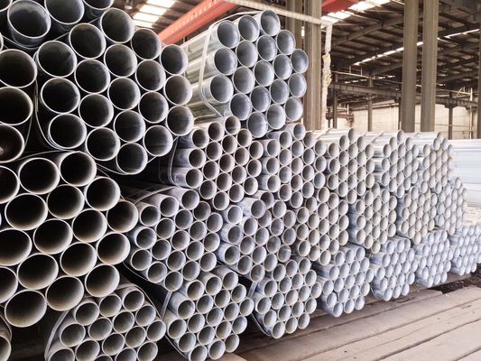 6m 12m لوله داربست گالوانیزه گرم زینک 40-600g / M2
