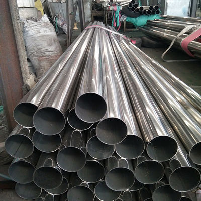 1-12m طول لوله دور فولاد ضد زنگ ضخامت دیوار 1.5-45mm
