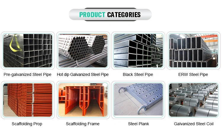 BS 1387 ASTM A53 a 500 Galvanized Steel Pipe Factory